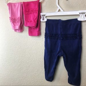 Ruffle Bottom 3 Piece Legging Bundle Deal!